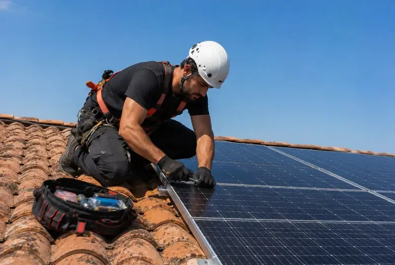 Maintenance et monitoring de panneaux solaires à Forstfeld