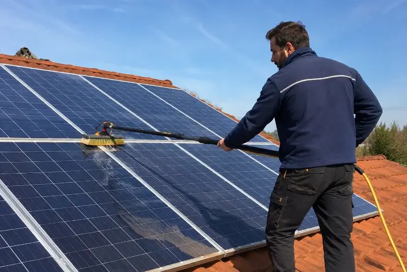 Nettoyage et entretien de panneaux solaires à Forstfeld